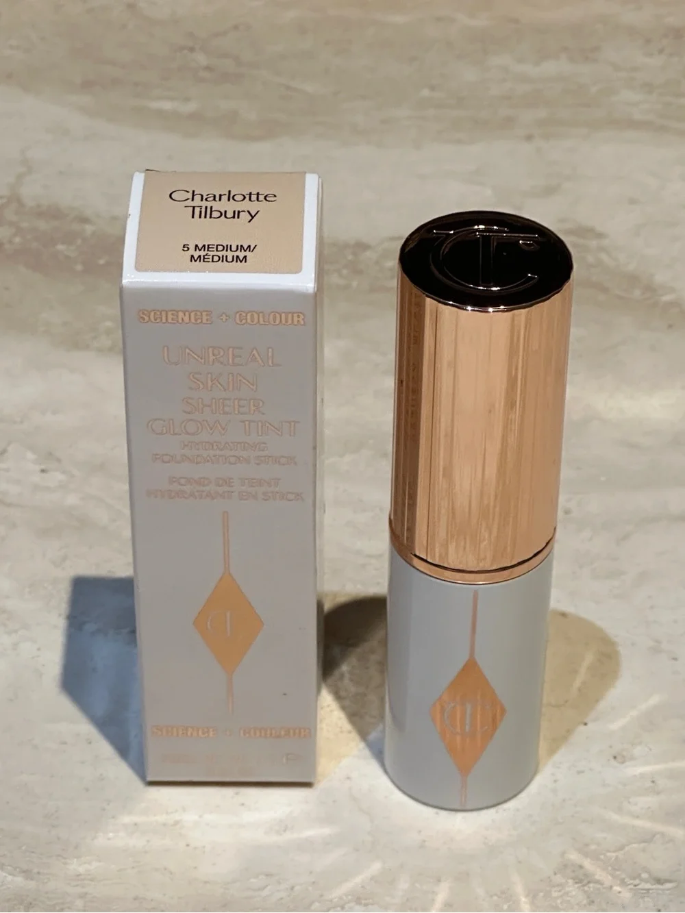 Charlotte Tilbury Unreal Skin Sheer Glow Tint Foundation Stick - 5 Medium